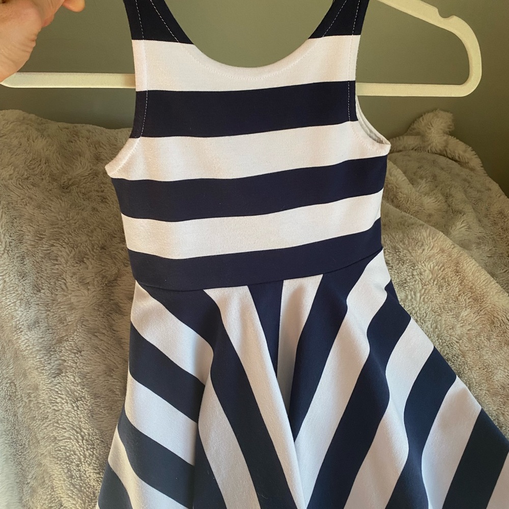 Nautical vibe! Summer party stunner!! big girls sleeveless tank dress!